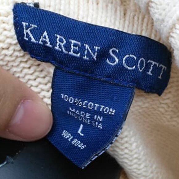 Karen Scott Sweater - Picture 2 of 3